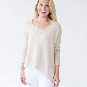 100% Cashmere Asymmetrical Sweater